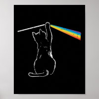 Cat Rainbow Light Cool Prism Science Spectral Homm