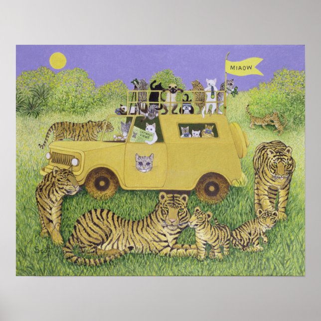 Affiche Cat Safari (Devant)