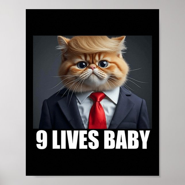 Affiche Cat Trump 9 Vit Ba1 (Devant)