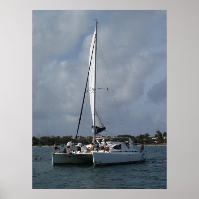 Affiche catamaran (Devant)