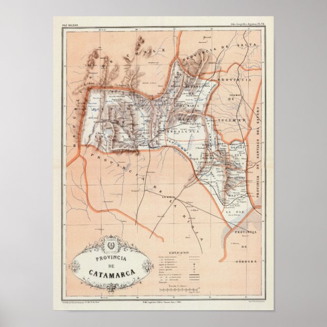 Affiche Catamarca, Argentine (Devant)