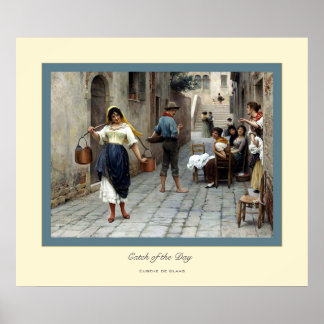 Affiche Catch of the Day ~ Eugene de Blass