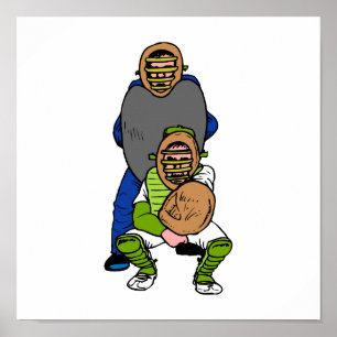 Affiche Catcher et juge-arbitre