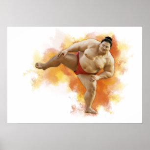 Affiche Catcheur SUMO