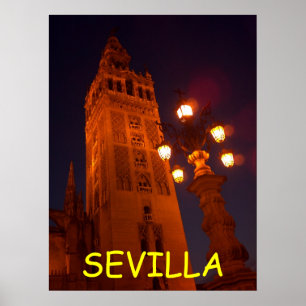 Affiche Catedral-Espagne de Séville
