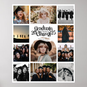Affiche Catégorie 2025 ÉCOLE Graduation 11 Photo Collage