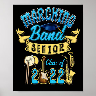 Affiche Catégorie de 2022 Marching Band Graduation Senior