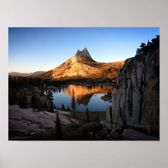 Affiche Cathedral Peak Sunset - John Muir Trail - Yosemite (Devant)