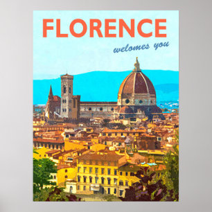 Affiche Cathédrale de Florence,  Duomo Santa Maria Del Fio