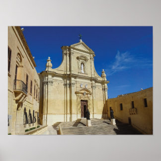 Affiche Cathédrale de l'Assomption de Marie à Gozo Malte