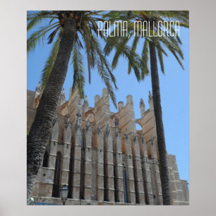 Affiche Cathédrale de Palma Majorque Espagne Vacances