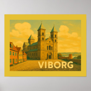 Affiche Cathédrale de Viborg Danemark