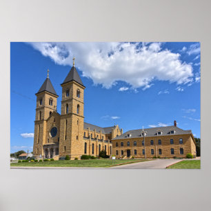 Affiche Cathédrale des Plaines, Victoria, Kansas