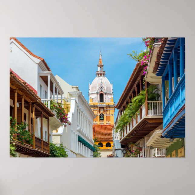 Affiche Cathédrale et Balcon (Devant)