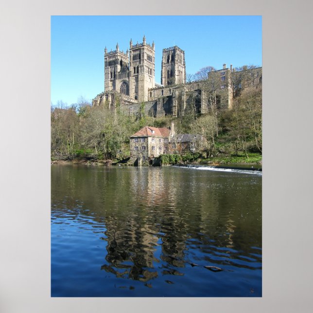 Affiche Cathédrale et moulin de Durham (Devant)