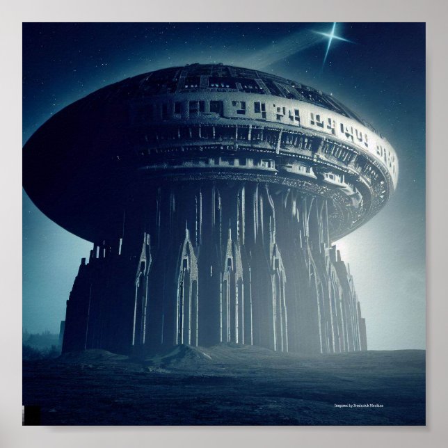 Affiche Cathédrale extraterrestre (Devant)