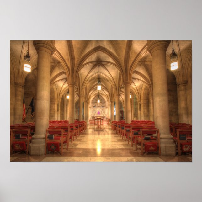 Affiche Cathédrale nationale de Washington Bethlehem Chape (Devant)