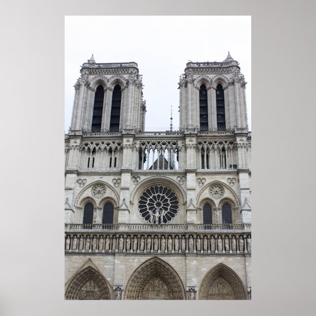 Affiche Cathédrale Notre-Dame (Devant)