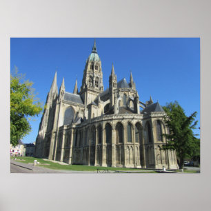 Affiche Cathédrale Notre-Dame, Bayeux, France