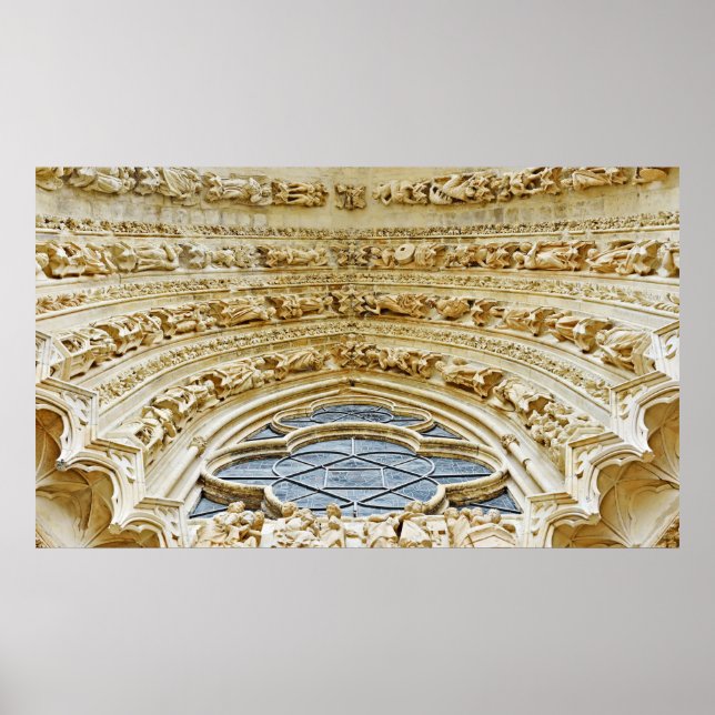 Affiche Cathédrale Notre-Dame de Reims, France (Devant)