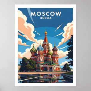 Affiche Cathédrale Saint-Basile de Moscou