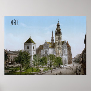 Affiche Cathédrale Saint-Élisabeth de Košice