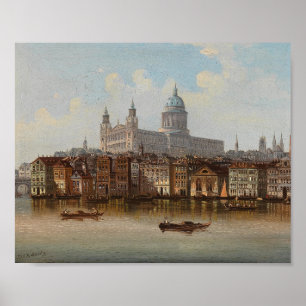 Affiche Cathédrale Saint-Paul   Johann Wilhelm Jankowsky