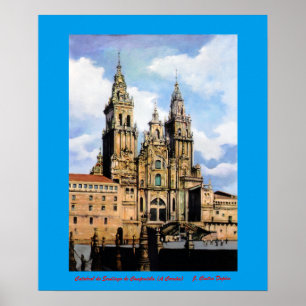 Affiche Cathédrale Santiago de Compostela (A La Corogne)