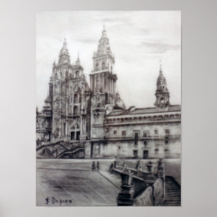 Affiche Cathédrale Santiago de Compostela (A La Corogne)