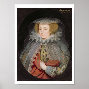 Affiche Catherine Killigrew, Lady Jermyn, 1614 (huile sur 