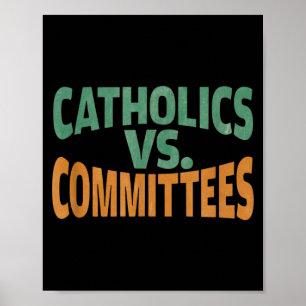 Affiche Catholiques contre comités
