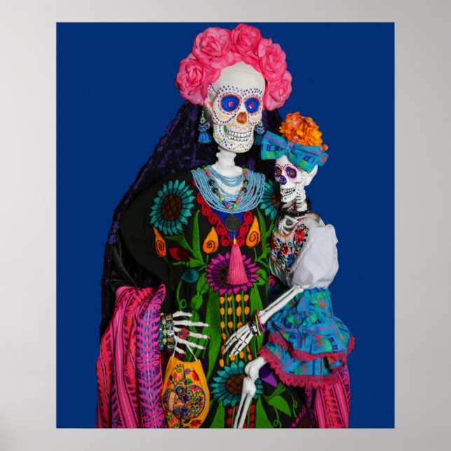 Affiche Catrina and Calavera Child Sugar Skull (Devant)