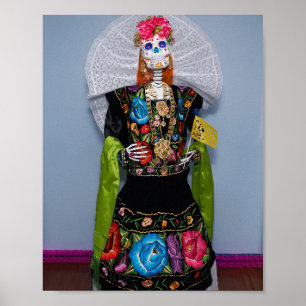 Affiche Catrina Tehuana