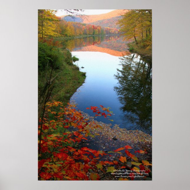 Affiche Catskill Autumn Paradise Canvas Imprimer (Devant)