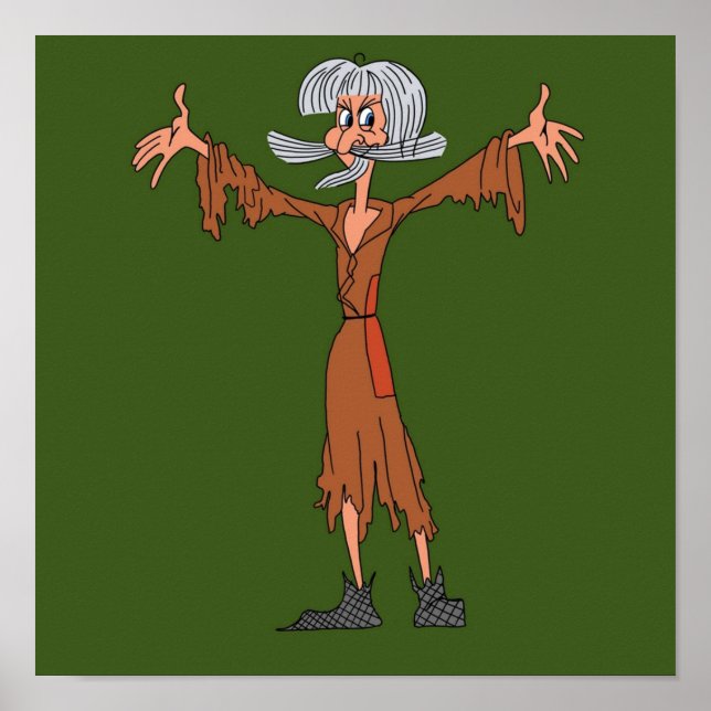 Affiche Catweazle Cartoon (Devant)