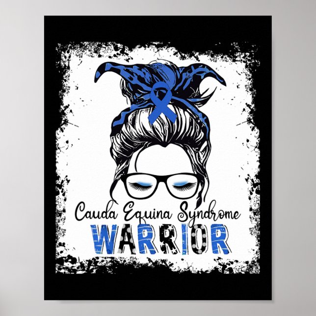 Affiche Cauda Equina - Guerrier du syndrome du ruban bleu (Devant)