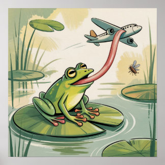 AFFICHE CAUGHT A BIGGER ONE BY ACCIDENT 