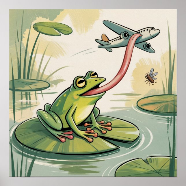 AFFICHE CAUGHT A BIGGER ONE BY ACCIDENT  (Devant)