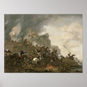 Affiche Cavalerie faisant une sortie