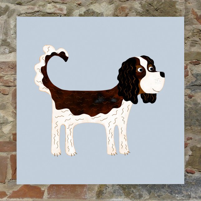 Affiche Cavalier King Charles Spaniel Chien (Créateur téléchargé)