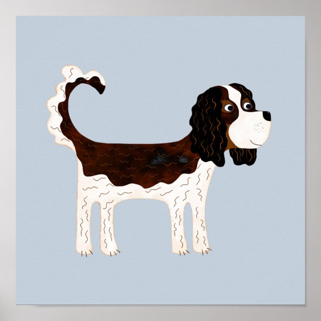 Affiche Cavalier King Charles Spaniel Chien (Devant)