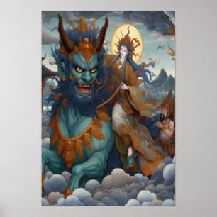 Affiche Cavalier Oni