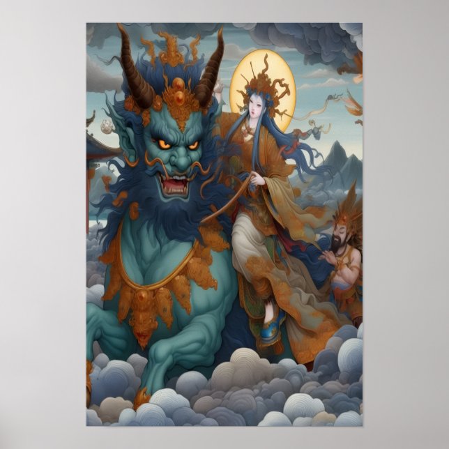 Affiche Cavalier Oni (Devant)