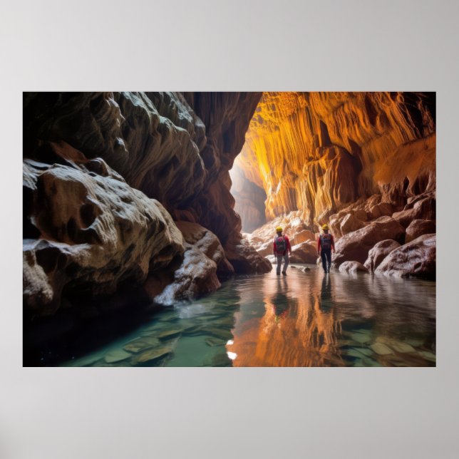 Affiche Cave Challenge Extérieur Aventure Découvrez Le Nat (Devant)