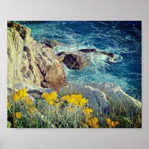 Affiche Cavtat Rocky Beach View Vacances