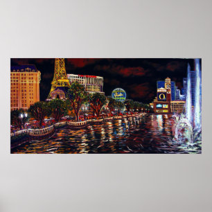 Affiche CBjork Las Vegas water show