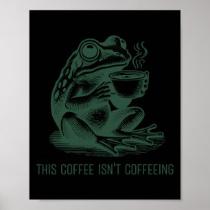 Affiche Ce café ne fait pas rire addict à la caféine