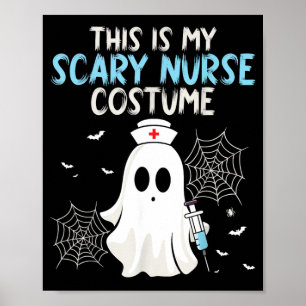 Affiche Ce costume d'infirmière effrayant - Halloween épou