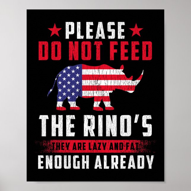 Affiche Ce drôle d'anti Rino Républicain de nom seulement  (Devant)