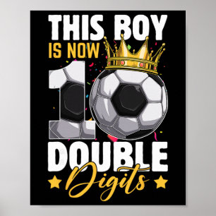 Affiche Ce garçon maintenant 10 Double Chiffres Football 1